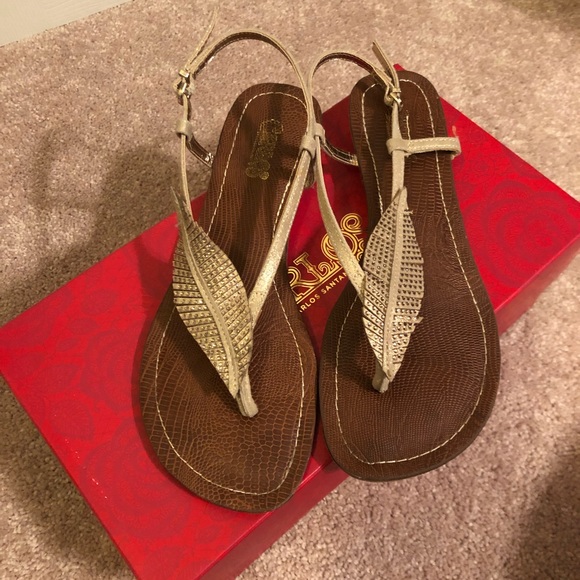 Carlos feather sandals - Picture 1 of 3